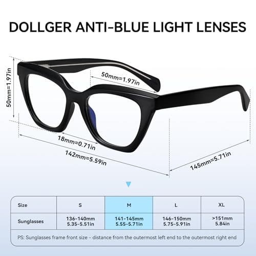 Image of Dollger Blue Light Blocking Glasses Women Men Computer Eyeglasses Fashion TR90 Acetate Blue Light Glasses