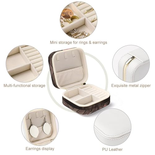 Boîte de rangement portable pour bijoux sans nœuds