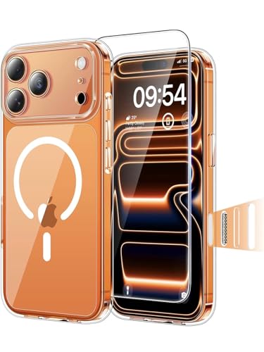 AYA Inh. Hassan Alibrahim SmartSafe Coque de protection 3 en 1 compatible avec iPhone 16 Pro Max – Coque de protection transparente avec protection de l'appareil photo et protection d'écran en verre – vue 2