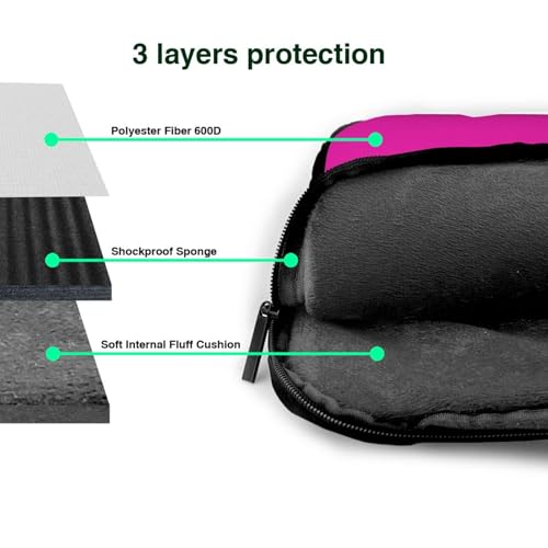 Maletín para laptop impermeable rojo 14 pulgadas miniatura 5