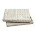 VHC Brands 100% Cotton Waffle Weave Natural King Size Sham Set of 2 20x36, Decorative Throw Pillow Covers/Shams, Boho Farmhouse Bedroom Decor