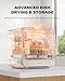 Silonn Portable Countertop Dishwasher, Mini Dishwasher with 5L Water Tank for Apartments/RVs No Hookup Needed, Dish washer with 7 Wash Programs 4 Place Settings 360° Triple Spray System & Auto Air Dry