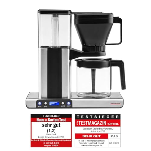 Design Brew Advanced, Edelstahl/Schwarz