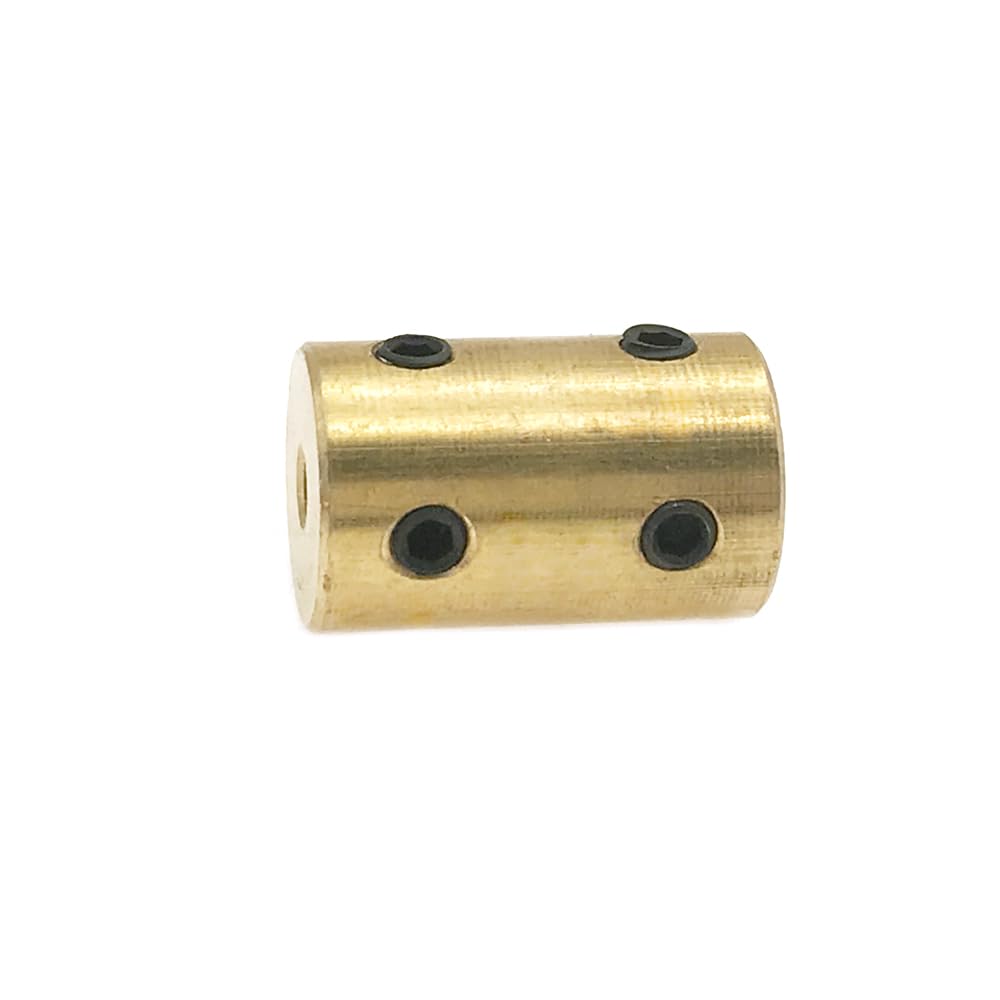 D14L22 Brass Rigid Coupling Hole, Motor Connector for Model Ship RC Models Automobile Aircraft Accessories 1pc(4mmX4mm)