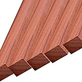 【5 piezas de varillas de madera de peral】 Nuestras clavijas de madera están hechas de material de madera de tilo natural, superficies suaves, saludables y respetuosas con el medio ambiente sin rebabas, sin contaminación para el medio ambiente, lo cual es muy adecuado para hacer varias manualidades de bricolaje.