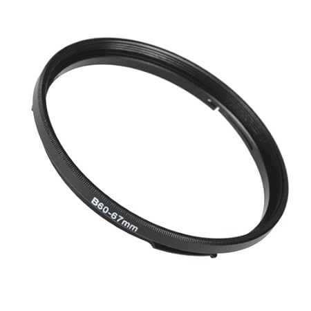 Fotodiox Bayonet 60 B60-67mm Step Up Filter Adapter Ring for Hasselblad Anodized Black Metal Filter Adapter Ring