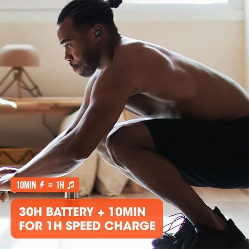 Image of JBL Endurance Race True Wireless Sport Earbuds, Bluetooth Headphones Pure Bass, IP67 Waterproof & Dustproof, Ambient Aware & TalkThru, 30H Battery, Built-in Mic, USB-C Charging Case