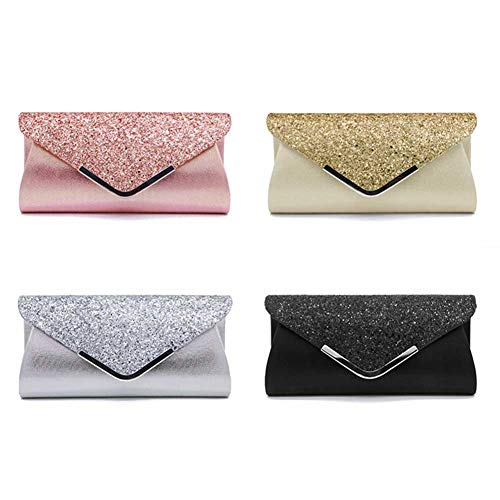 KALAIEN Envelope Clutch Purses for Women Glitter Evening Bag Handbags For Wedding and Party2