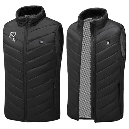 maisdgop Heated Vest Women Winter Warming Vest Outdoor Smart Electric Heating Vest 3 Gear 9 Heat Zones Hiking Ski Vests4