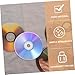Mipcase DIY Blank CD Discs for Music Data Storage Writable Media for Home Recording High Compatibility with Entertainment Systems Studios Disc with Protective Box