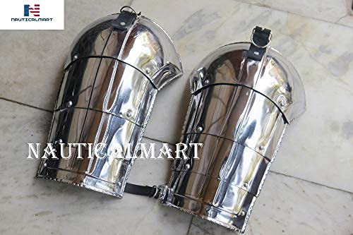 NauticalMart Medieval Steel Pauldron Armor Shoulder Guard Pauldrons Set Halloween Costume