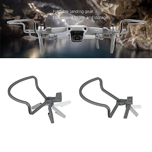 Ajcoflt Para Mavic Air 2 Sunnylife Elevar o trem de pouso Hélice Guardas Set Pernas estendidas Prote