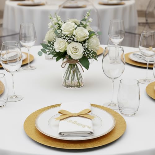 12 Pack Clear Plastic Vases for Centerpiece, Clear Shatterproof Bud Vases Small Floral Containers for Wedding Table Decor, Bulk Hyacinth Bulb Growing Jars (4.7 Inch) - Image 8