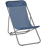 Lafuma Liegestuhl, Klappbar und verstellbar, Transatube 2, Batyline, Blau, LFM2764-8547