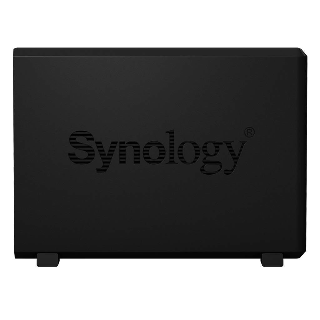 Synology DS118 NAS - Servidor de Almacenamiento Versátil, Potente y Compacto, Ethernet, Lector híbrido, Negro