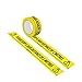 Produktbild LLYAND Sicherheitsband Abstand Halten,Bitte Halten Sie Abstand Rund,Social Safe Distanzband Klebeband, Für Den Gefahrenbereich Im Freien (6Rolls)