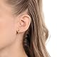 NOELANI Creolen Edelstahl Damen Ohrschmuck, 2 cm, Gold, Herz, Kommt in Schmuck Geschenk Box, 2039660