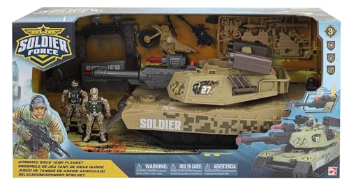 Soldier Force - Military tank for children - Push - 10 cm