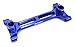 C32432BLUE Billet Machined Rear Shock Tower Brace for Axial 1/6 SCX6