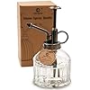 OFFIDIX Glass Spray Bottle,Pressure Plant Mister Handheld Spray Bottle for Outdoor Indoor Plants and Cleaning Work