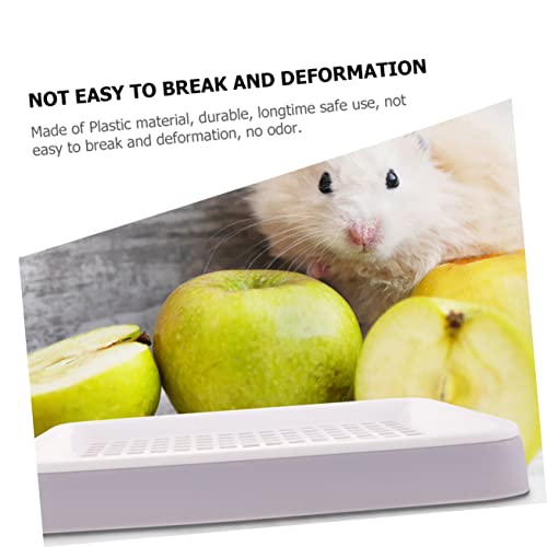 NOLITOY 2 Peças Caixa De Banheiro Para Animais De Estimação Bandeja De Areia Para Animais Pequenos G