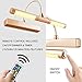 BIGLIGHT Wireless Battery Powered Bright LED Picture Light with Remote Control, 13 Inch Swivel Light Head with 3 Lighting Modes, Dimmable Lamp for Painting Photo Portrait Art Picture Frame, Gold
