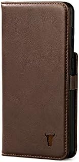 TORRO Phone Case Compatible With Samsung Galaxy S21 Ultra Genuine Quality Leather Flip Cover With [Card Slots] [Horizontal Viewing Stand] [Durable Frame] 6.8 2021 Release (Dark Brown)