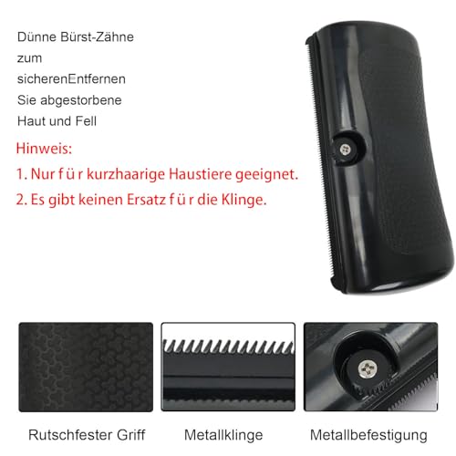 Groomify Pet Care Brush, Hundebürste Kurzhaar, Mr Waggytails Hundebürste, Bürste Hund Kurzhaar Pet Hair Removal Brush, Groom Professional Tool Katzenhaarbürste, Fellwunder Bürste Hund
