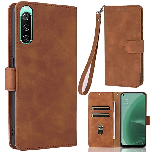 Xperia 10 IV ケース 手帳型 適用 xperia10マーク4ケース xperia10IV SoftBank SOG07 au SO-52C docomo 全対応 ソニー エクスぺリア 10 IV SO52C 手帳型ケース エクスぺリア Xperia10 IV スマホケース Xperia 10 4 ケース xperia10 マーク4 エクスぺリア10 IV 手帳型 ケース 滑り止め 合成レザー スタンド ストラップホール付き ストラップ付き