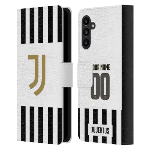Cadeau maillot personnalisé Juventus étui cuir Samsung A13 5G pour fan de foot