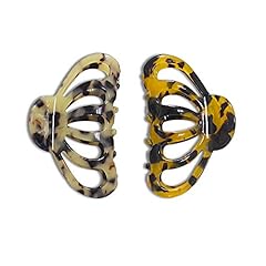 Vintage Tortoise Shell Hair Clips