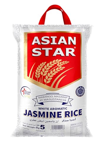 أرز ابيض بعطر الياسمين من آسيان ستار، 5 كيلوجرام
