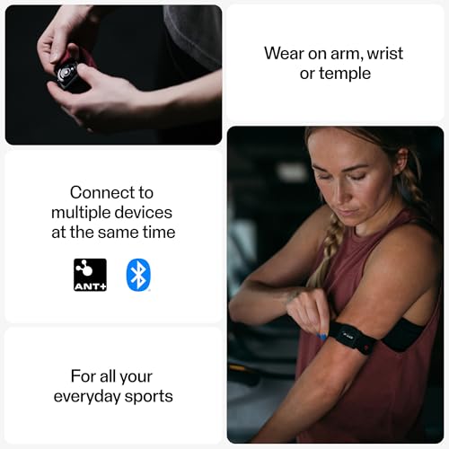 Polar Verity Sense - Optical Heart Rate Monitor Armband for Sport - ANTPlus and Dual Bluetooth HRM - Waterproof HR Sensor with only One Button (Verity Sense, M-XXL,Grey) - Image 4