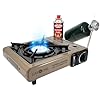 Gas One GS-3400P Propane or Butane Stove Dual Fuel Stove Portable Camping Stove – Patented – with Carrying Case Great for Emergency Preparedness Kit