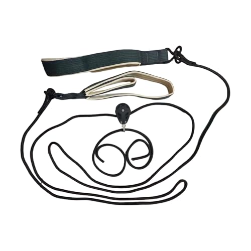 kowaku Pilates Reformer Pull Ropes,Exercise Straps Replaces Pull Down Attachment Ropes Double Loop Straps with Wheel for Home