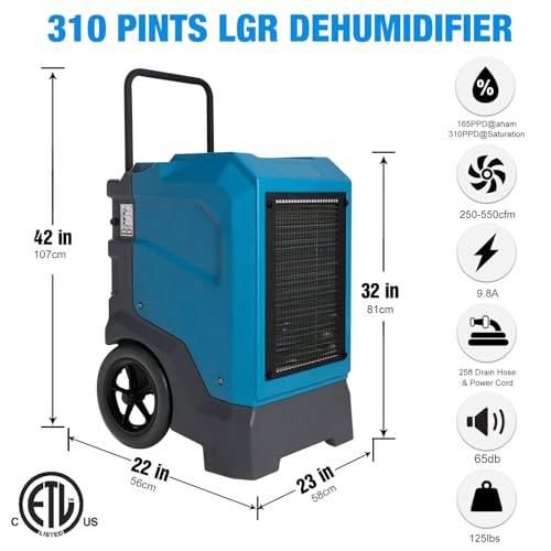 MOUNTO 310 Pints LGR Commercial Dehumidifier Review
