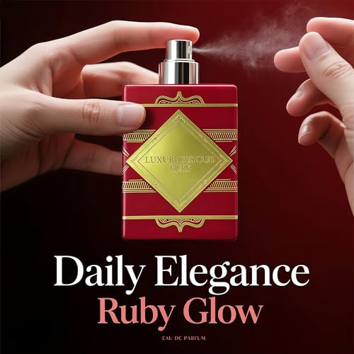 Image of AFLUXE LA BELLA, Perfume for Women, Long Lasting EDP, Feminine Scent, Delicate Fragrances for Women, Day to Night Wear, 3.4 Fl Oz (Luxurious Oud Ruby)