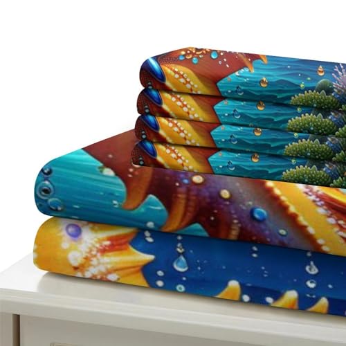 Parure de lit imprimé 3D 140x200cm pour chambre ado