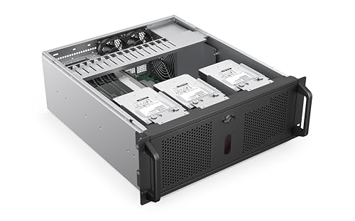Image of Rosewill 4U Rackmount Server Chassis | Expands to 12 x 3.5 HDD | Massive ATX & PCIe Compatibility | 2X 120mm PWM Fans + 2X 80mm PWM Fans | USB 3.2 Type-C | RSV-R4012