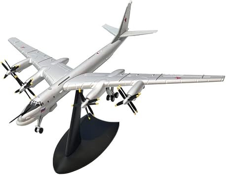 1/200 Scale TU95 Bear Type Strategic Nuclear Bomber Diecast Metal Airplane Plane Aircraft Model