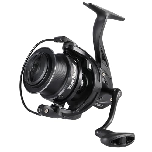 Yun Nong Feeder Reel 5500, glatte Freilaufrolle Karpfen Feeder Reel, robuster leichter Körper für Süßwasser Grobangeln