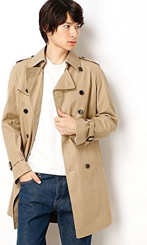 Amazon ナノ ユニバース ライブラリー メンズ Nano Universe Library 18ssドレス Giza Siro W トレンチコート ベージュ M コート ジャケット 通販