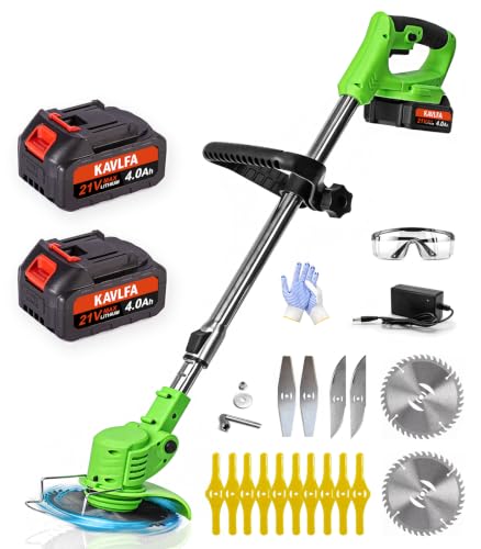 21V Cordless Weed Wacker for Easy Handling