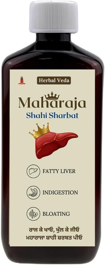 Herbal Veda Maharaja Shahi Sharbat (500ml) | महाराजा शाही| Ayurvedic | Healthy Liver | Liver Detox |