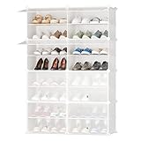 Großer Stauraum: Je nach Anzahl der Module kann ein Schuhregal etwa 16-48 Paar Erwachsenenschuhe aufnehmen. Ideal für Turnschuhe, Absätze, Stiefel, Stilettos, Ballerinas, Freizeitschuhe für Kinder.