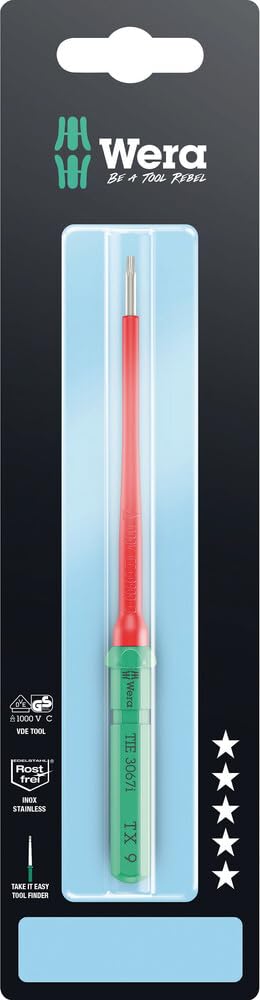 Wera Light Kraftform Kompakt 3067 I Vde Insulated Torx Screwdriver Blade