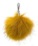 am Bommel befindet sich ein Karabinerhaken und Schlüsselring