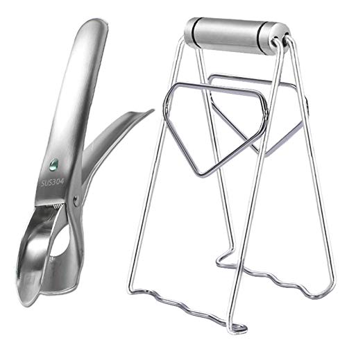 Sptechmake 304 Stainless Steel Anti-Hot Bowl Dish Plate Gripper Clip Clamp Holder For Moving Hot Plate Or Bowls With Food Out From Instant Pot Microwave Oven, Kitchen Tool Tongs For Cooking (2Pack) #TOP2