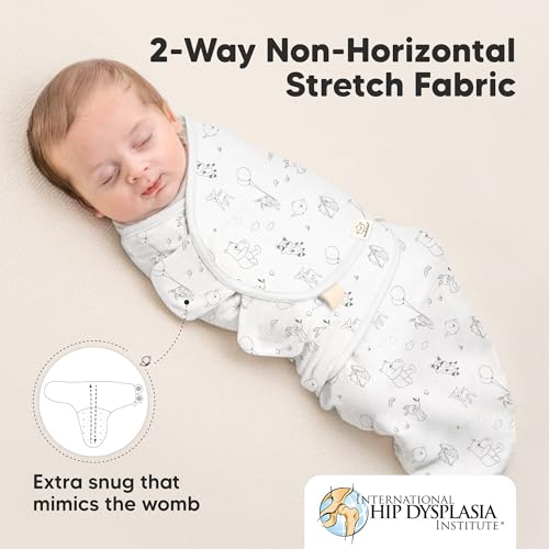 Image of KeaBabies 3-Pack Organic Baby Swaddles for Newborns, Infant (Aspire, 0-3M) | Baby Girls, Boys, Soft Organic Cotton, Newborn Swaddle Sleep Sack, Nursery Swaddling Blankets