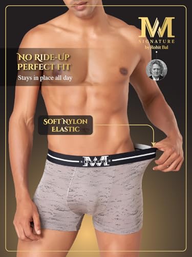 Image of Macroman M-Series MW Signature Collection By Rohit Bal Premium Modal, Spandex Mens Trunks